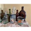 Image 2 : ANTIQUE GLASS BOTTLES