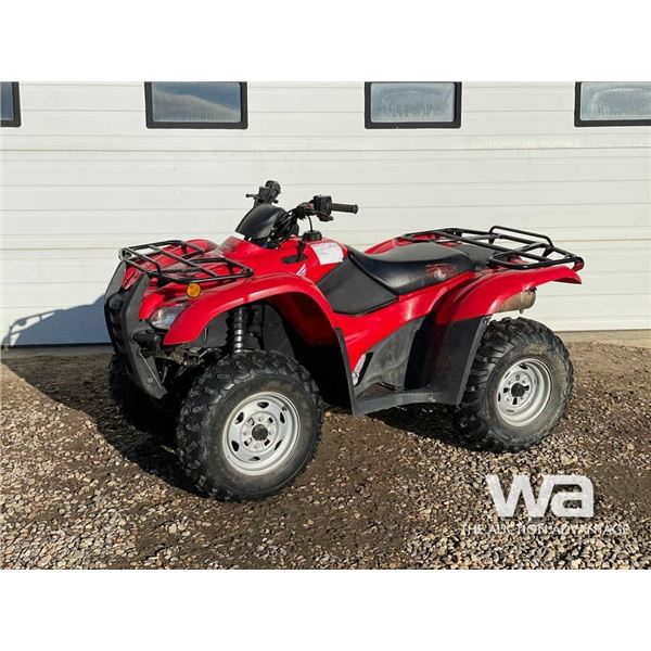 2011 HONDA TRX 420 FPA ATV