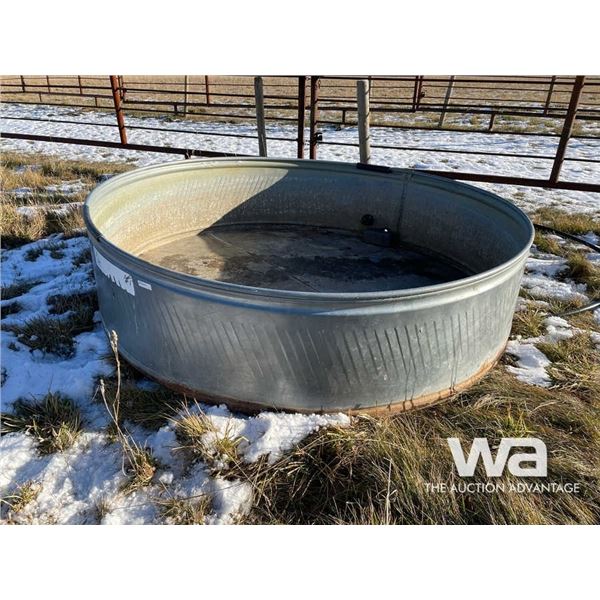 GALVANIZED ROUND WATER TROUGH