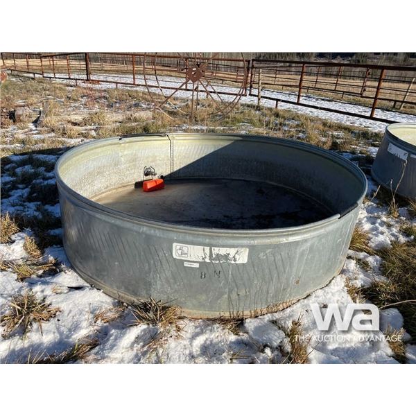 GALVANIZED ROUND WATER TROUGH