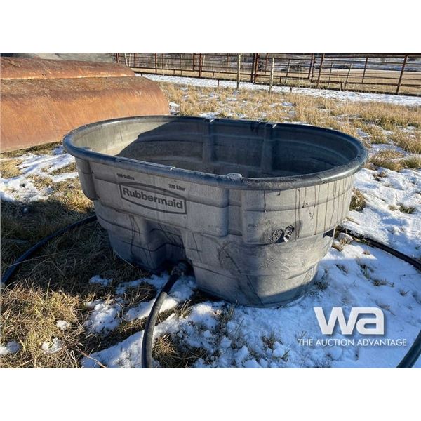 RUBBERMAID 100 GAL WATER TROUGH