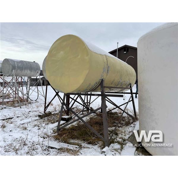 1,000 GAL. STEEL TANK & STAND