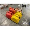 Image 2 : (5) GAS/DIESEL JERRY CANS