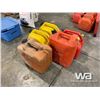 Image 4 : (5) GAS/DIESEL JERRY CANS