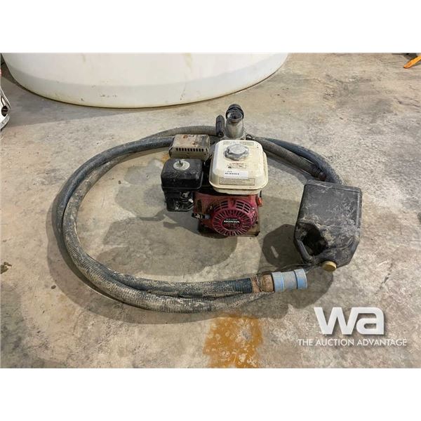 HONDA WH15X 4 HP 2 IN. WATER PUMP & SUCTION HOSE