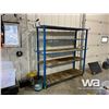 Image 2 : STEEL 5 TIER SHELVING ON CASTOR WHEELS