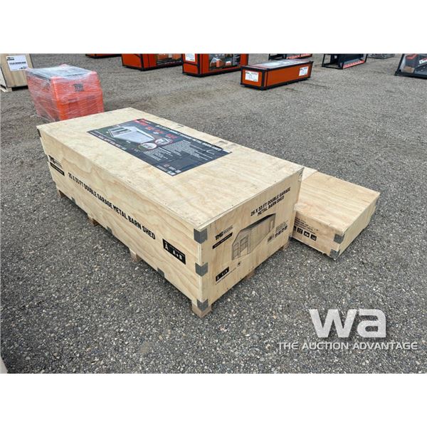 TMG 25 X 33 FT. METAL DOUBLE GARAGE