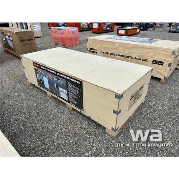 TMG 16 X 24 FT. METAL GARAGE SHED
