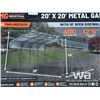 Image 6 : TMG 20 X 20 FT. METAL CARPORT