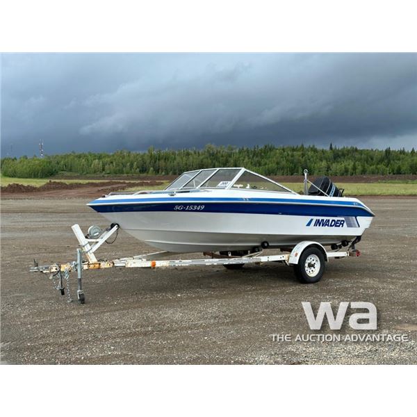 1991 INVADER 17 FT. FIBERGLASS BOAT