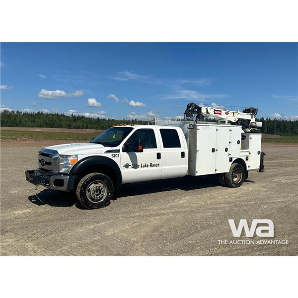 2014 FORD F-550 XLT CREW CAB SERVICE TRUCK