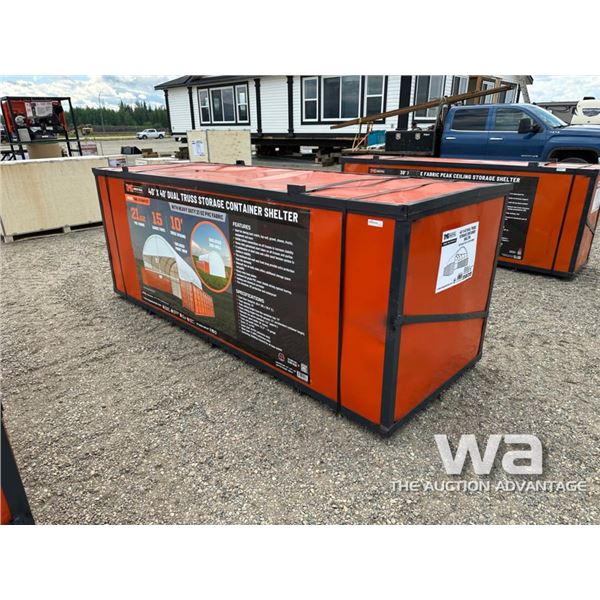 TMG 40 X 40 FT. DUAL TRUSS CONTAINER SHELTER