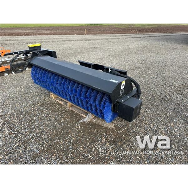 (UNUSED) 72 IN. SKID STEER HYDRAULIC ANGLE BROOM