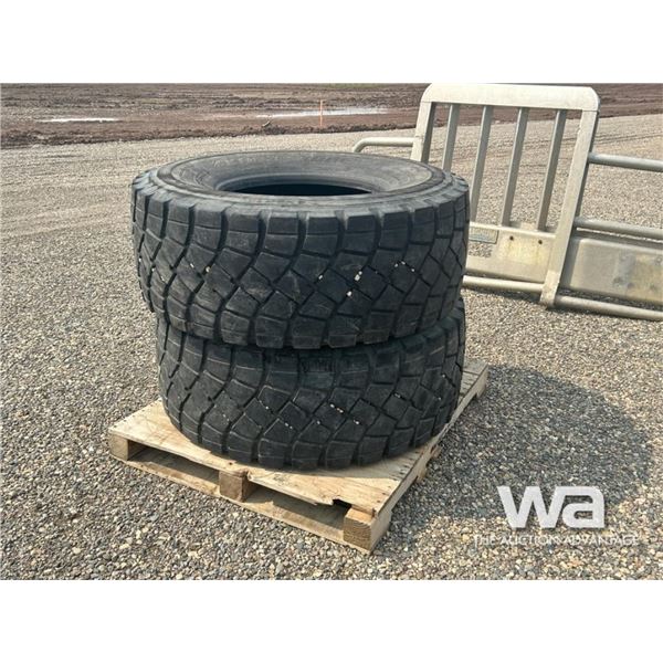 (2) BRIDGESTONE L315 445/65R22.5 TIRES