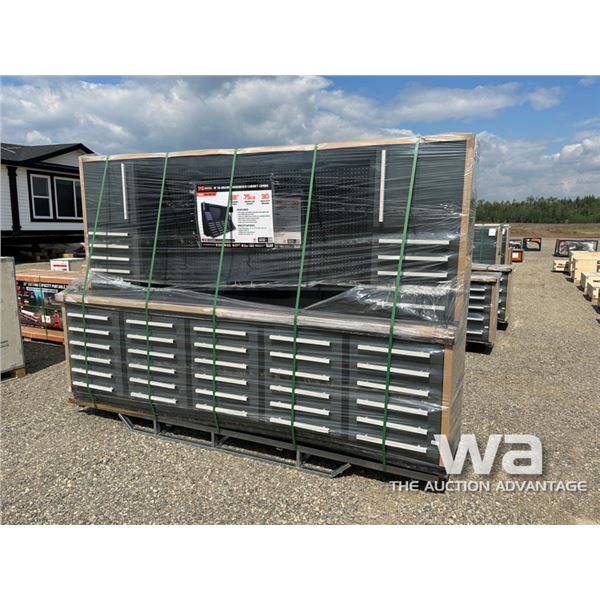 TMG 10 IN. 30 DRAWER WORKBENCH W/68 IN. PEGBOARD