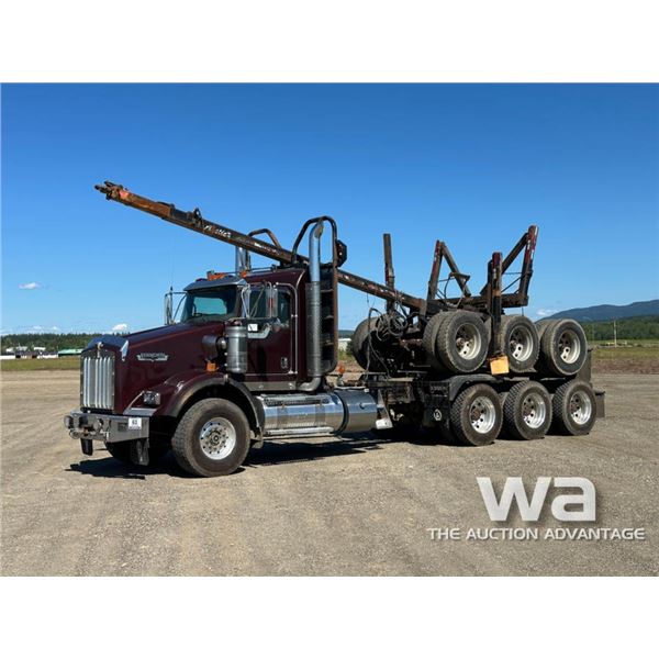 2018 KENWORTH T800 TRI DRIVE LOGGING TRUCK