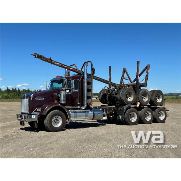 2018 KENWORTH T800 TRI DRIVE LOGGING TRUCK