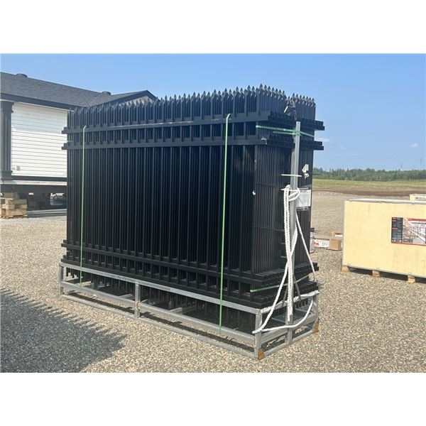 QTY OF 30 GM 10 X 7 FT. POWDERED COATED FENCING