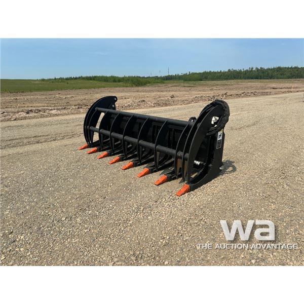 (UNUSED) SKID STEER 78 IN LOG GRAPPLE