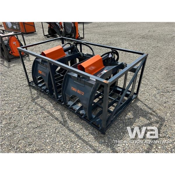 TMG 72 IN. SKID STEER ROCK GRAPPLE ATTACHMENT