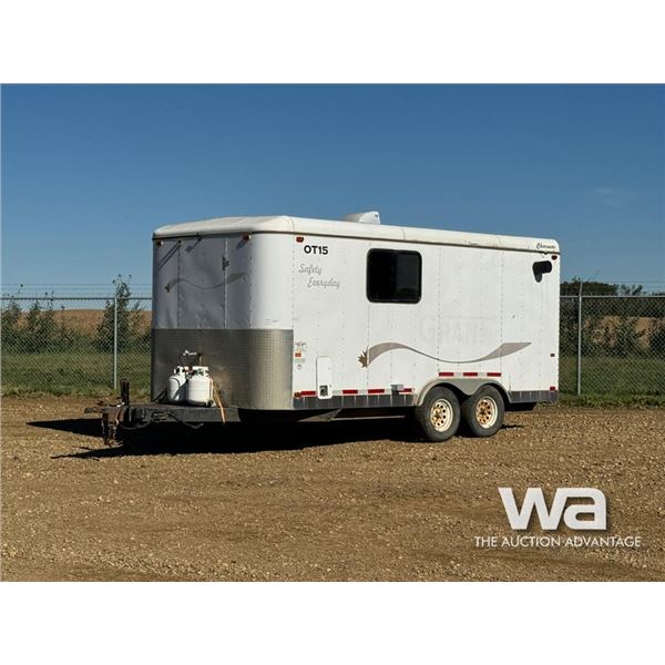 2004 CHARMAC T/A 17 FT ENCLOSED CAMPER TRAILER
