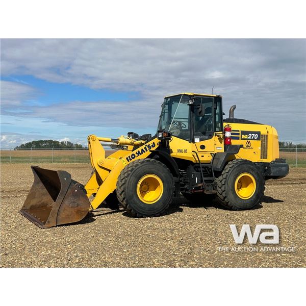 2017 KOMATSU WA270-8 WHEEL LOADER