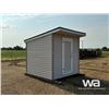 Image 2 : 8 X 8 FT. STORAGE SHED ON SKIDS