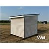 Image 3 : 8 X 8 FT. STORAGE SHED ON SKIDS