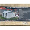 Image 6 : TMG 25 X 25 FT. METAL DOUBLE GARAGE