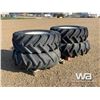 Image 2 : (4) 18.4-26 B.F.GOODRICH SILVERTOWN TIRES & RIMS