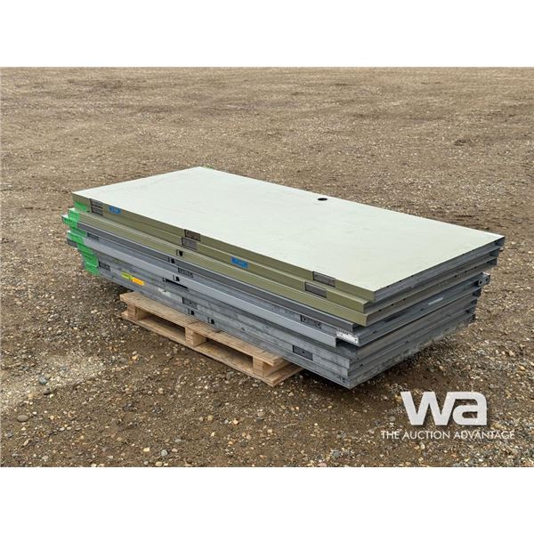 (10) 7 X 3 FT. MAN DOORS