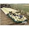 Image 1 : 6 IN. PLASTIC PIPE W/ ELBOWS & CONNECTORS