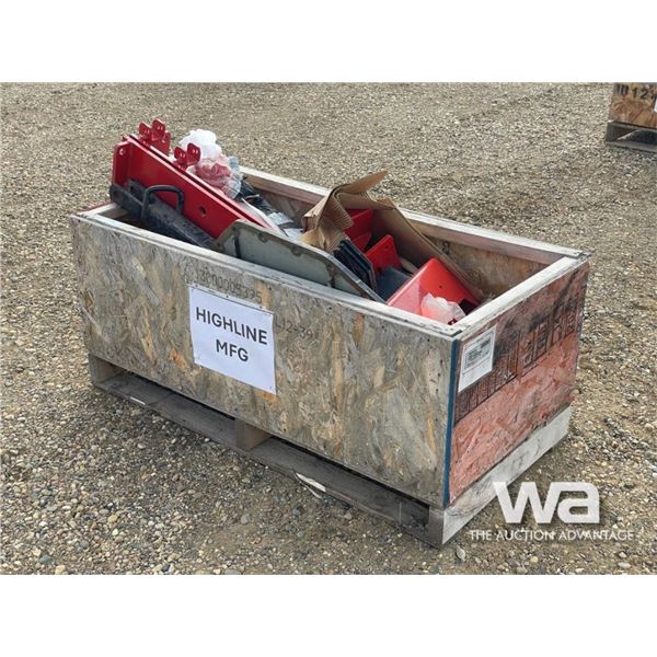 (1) BIN HIGHLINE MFG PARTS