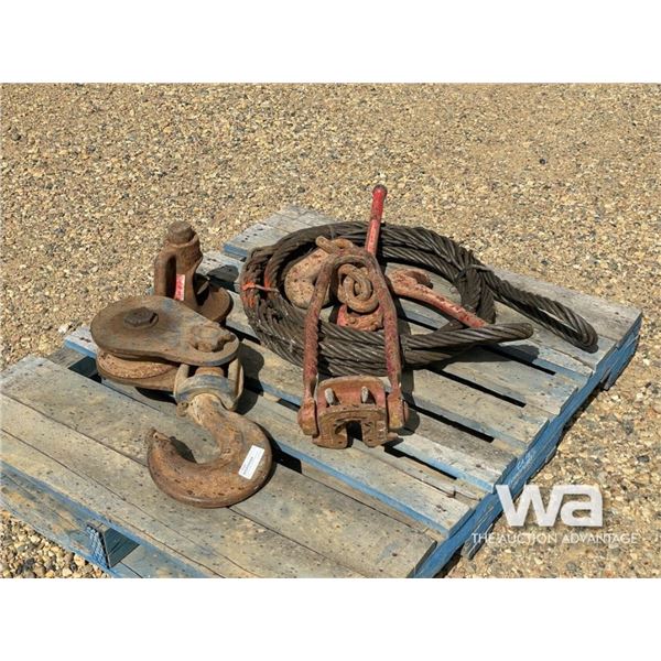 ASSORTED WINCH TRUCK ACCESSORIES