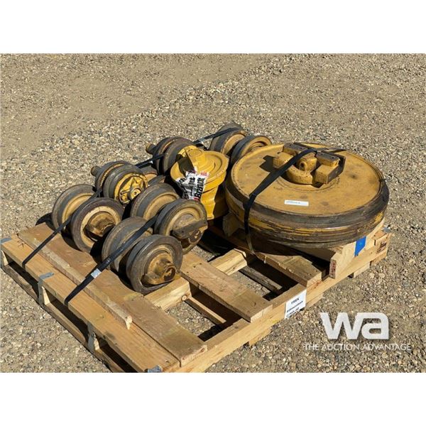 PALLET OF ROLLERS AND IDLER