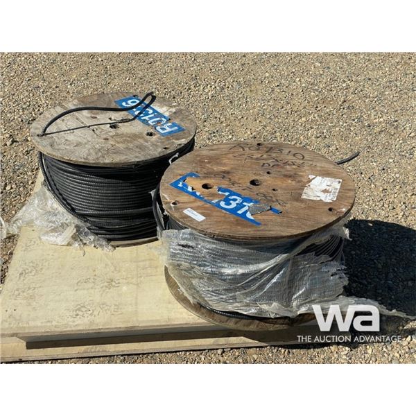 (2) ROLLS OF COAXIAL CABLE