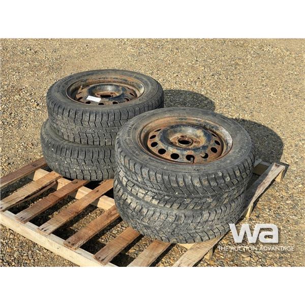 (4) TIRES ON RIMS