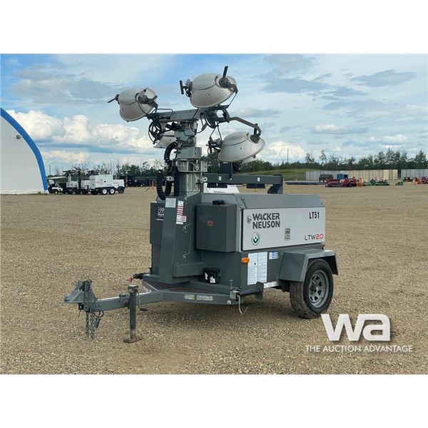 PRE-SOLD: 2014 WACKER NEUSON 20 KW LIGHT TOWER