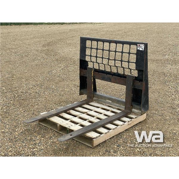 PRE-SOLD: SKID STEER PALLET FORKS