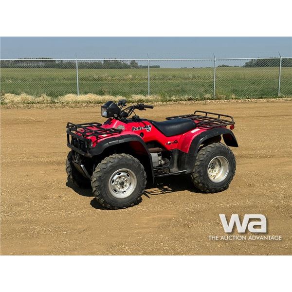 2002 HONDA TRX450 4X4 ATV