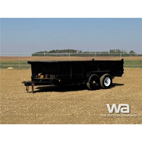 2014 BIGTEX 14 FT. T/A DUMP TRAILER