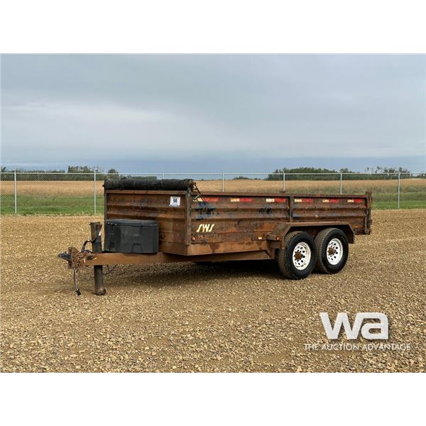 2016 SWS T/A 14 FT. DUMP TRAILER