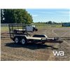 Image 2 : 2009 EXCURSION T/A 12 FT. UTILITY TRAILER
