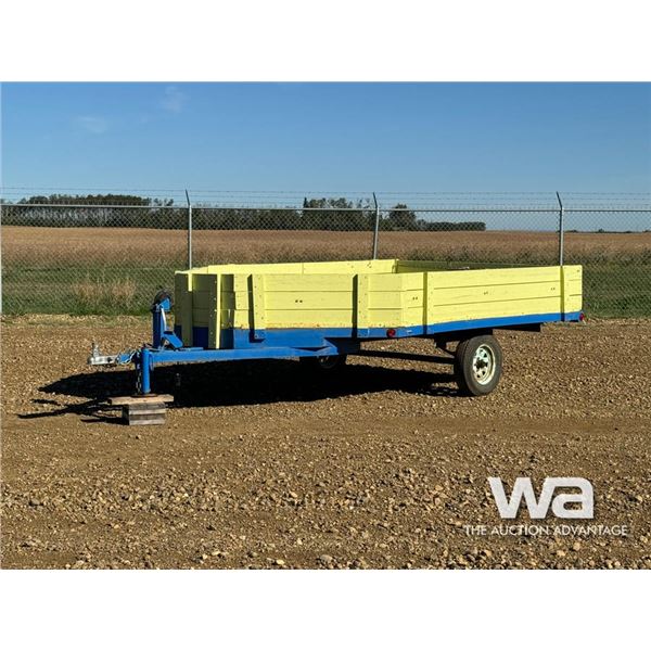 2006 U-BILT 12.5 FT. S/A UTILITY FLAT DECK TRAILER