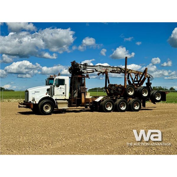 2003 KENWORTH T800 TRI DRIVE LOG TRUCK