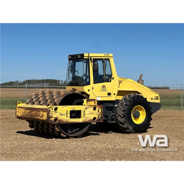 2013 BOMAG BM213PHD-40 PADFOOT VIBRATORY COMPACTOR