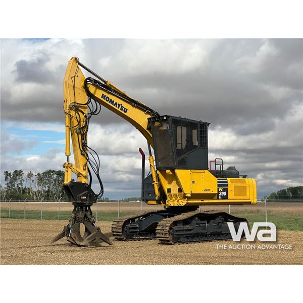 2014 KOMATSU PC390LL-10 BUTT-N-TOP LOG LOADER
