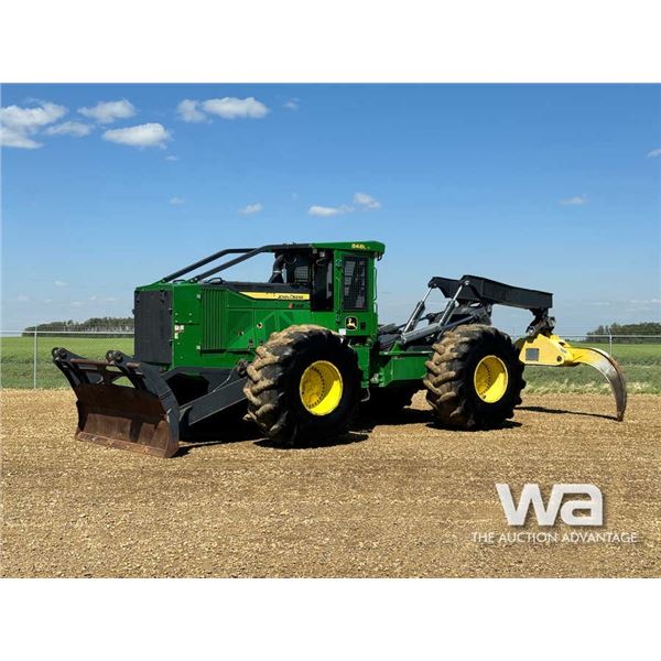 2019 JOHN DEERE 848L-II 4X4 GRAPPLE SKIDDER