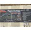 Image 6 : TMG 20 X 20 FT. METAL CARPORT