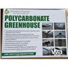 Image 2 : 8 X 10 FT. POLYCARBONATE GREENHOUSE